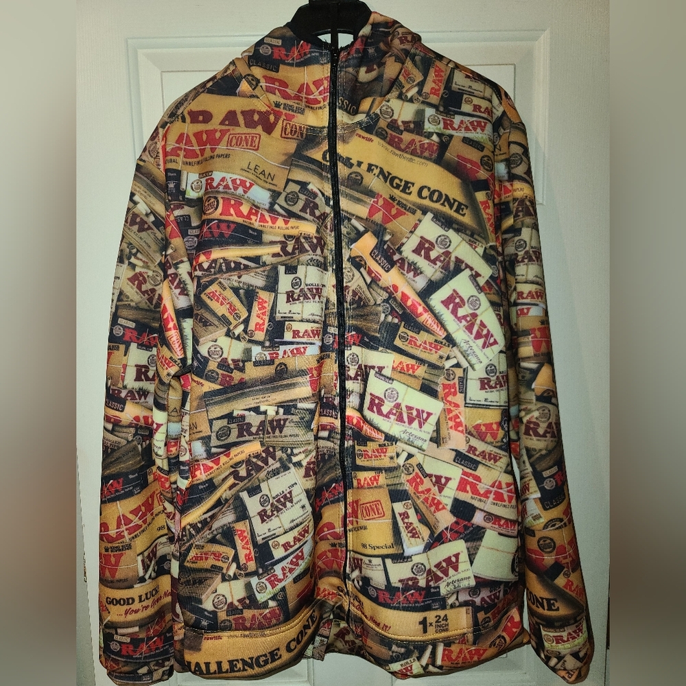 RAW Zip up Hoodie with matching board shorts (2 Piece Set)